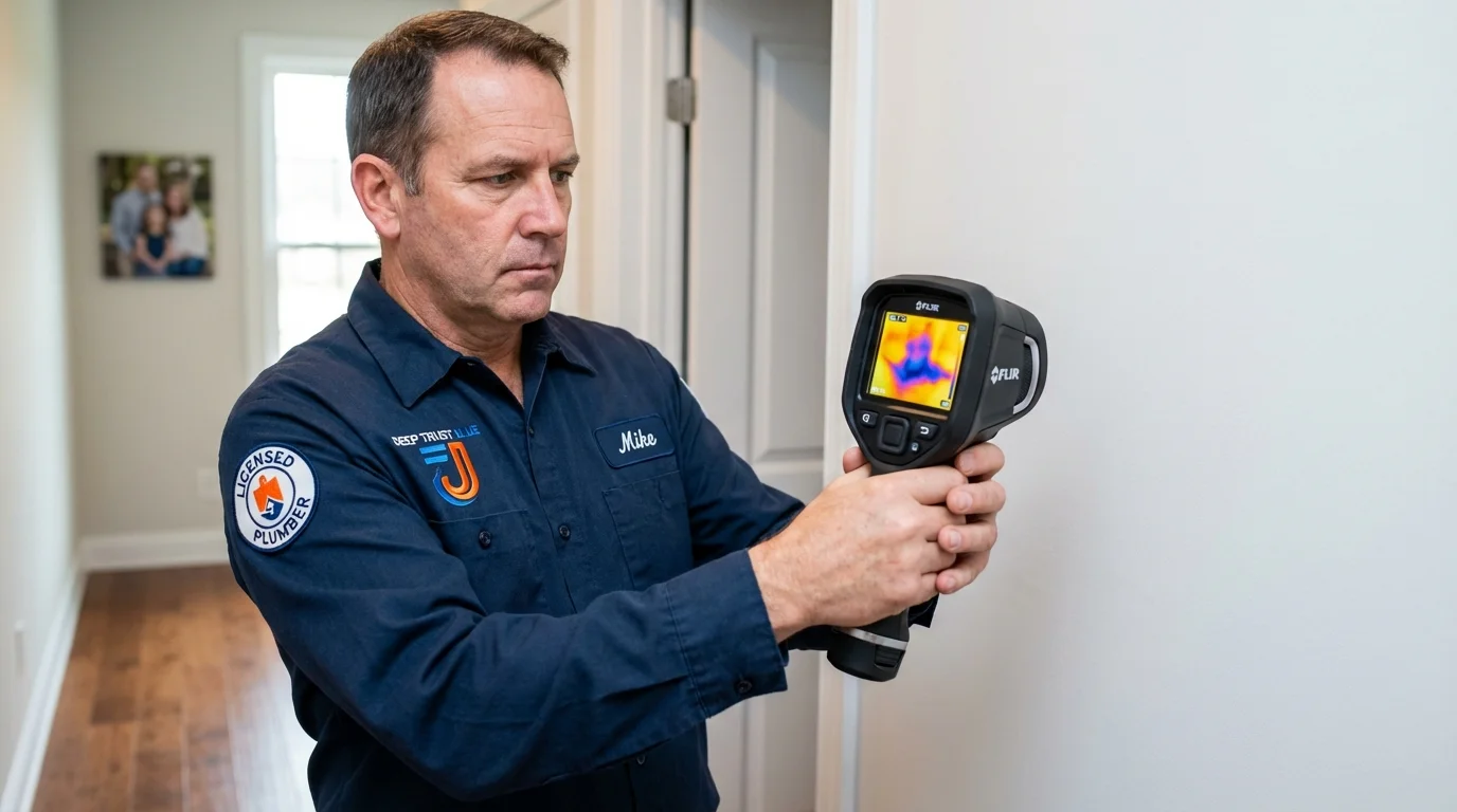 Thermal imaging leak detection by Johns Plumbing LLC in South Fulton